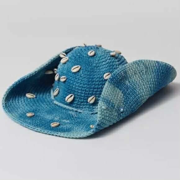 Urban Outfitters Callie Crochet Cowboy Hat One Size main image 6
